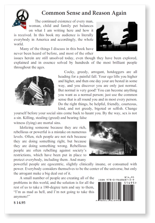 Common Sense & Reason Again Book